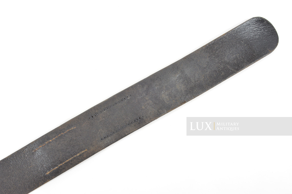 Cuir de ceinturon Heer / Waffen-SS milieu de guerre, « HEYDEN 1942 » - photo 11