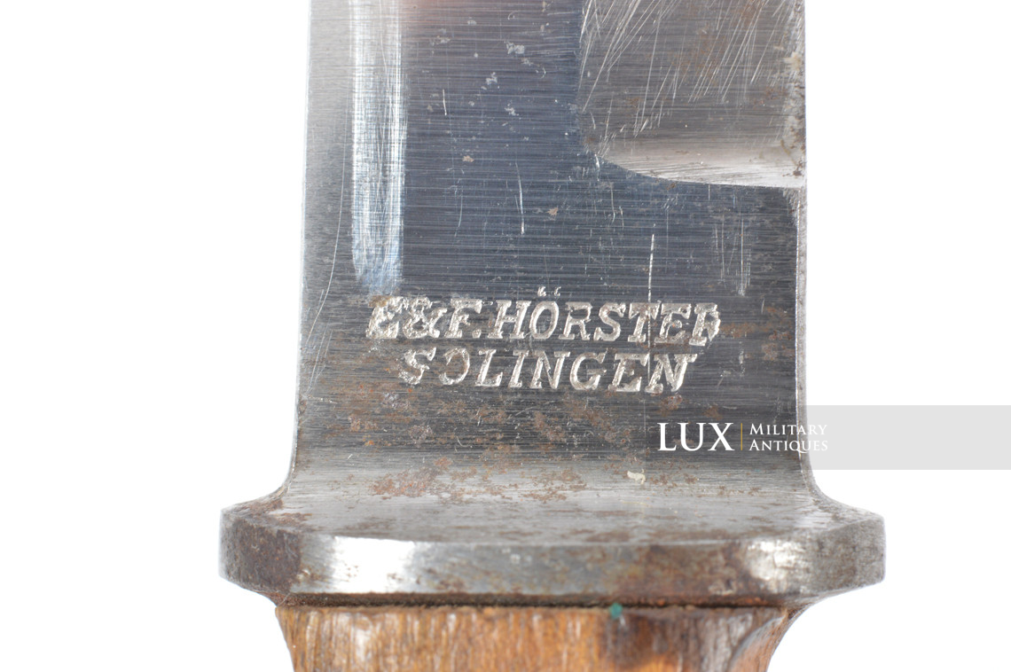Couteau de combat Heer / Waffen-SS, « E&F HORSTER » - photo 14