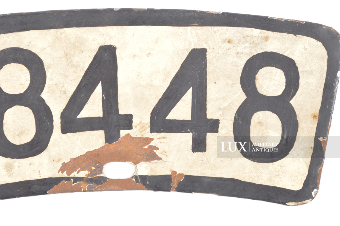 German Heer motorcycle license plate - photo 12