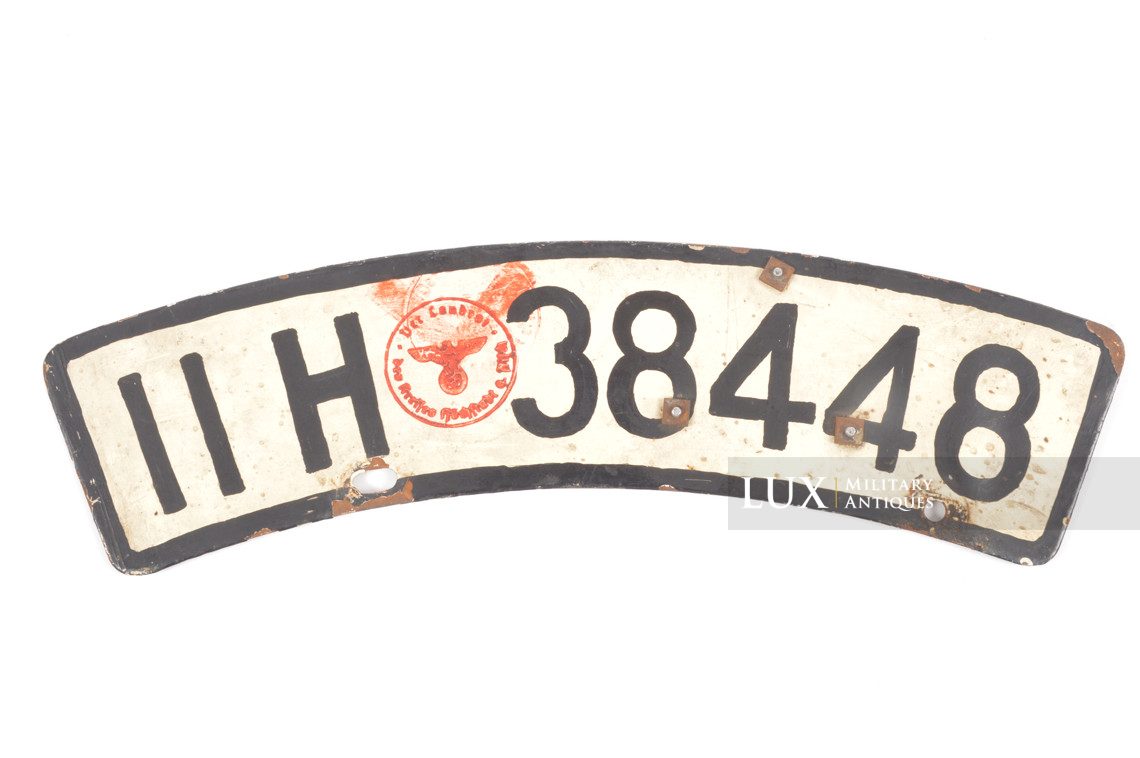 German Heer motorcycle license plate - photo 16