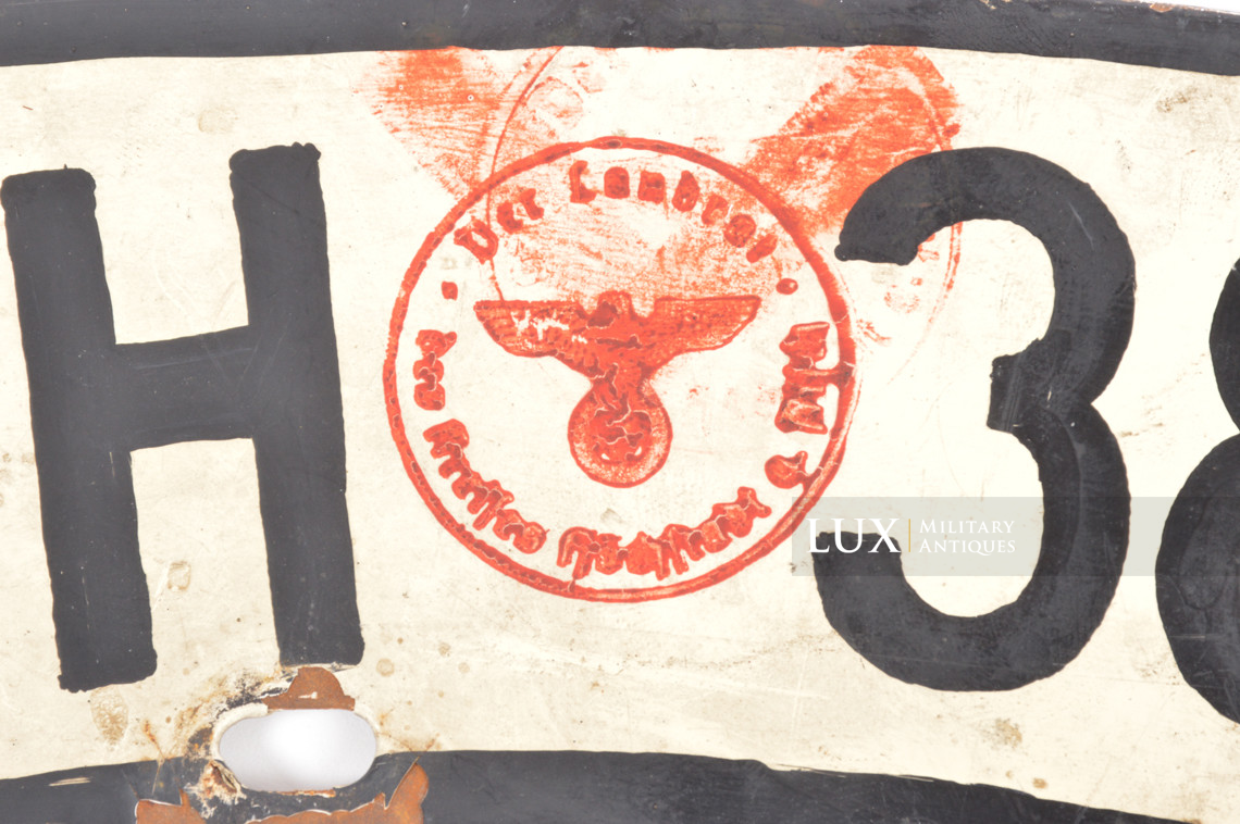 German Heer motorcycle license plate - photo 17