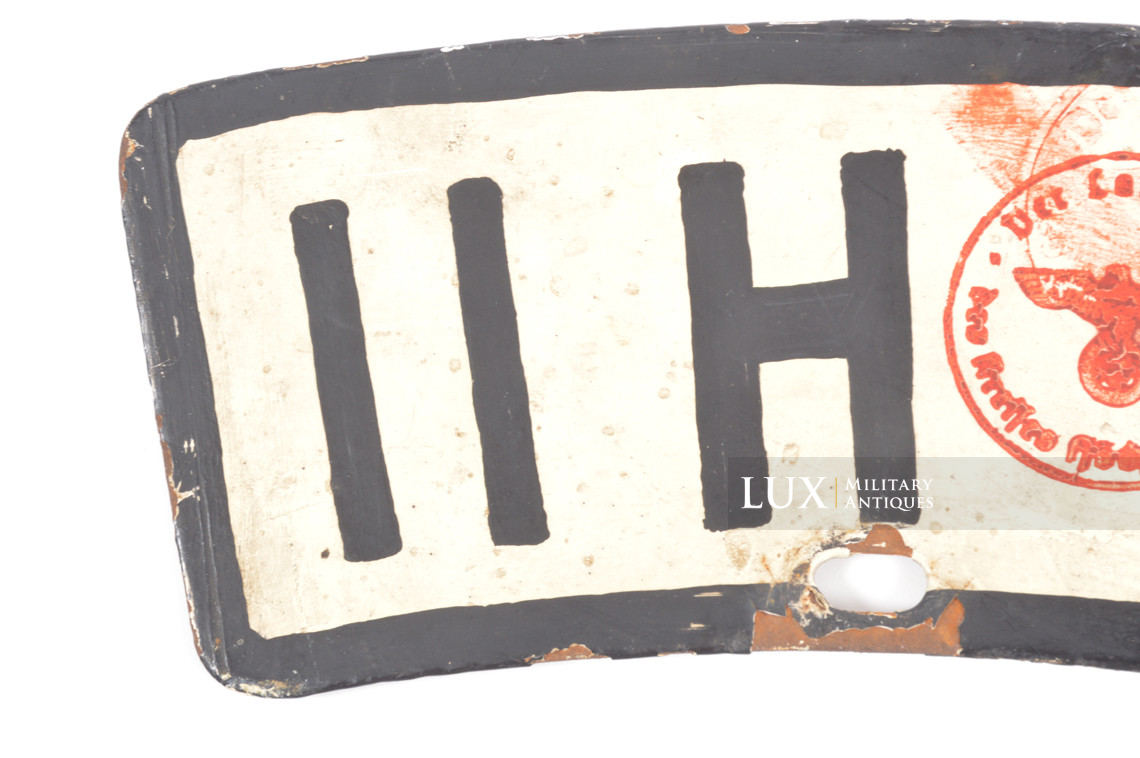 German Heer motorcycle license plate - photo 19