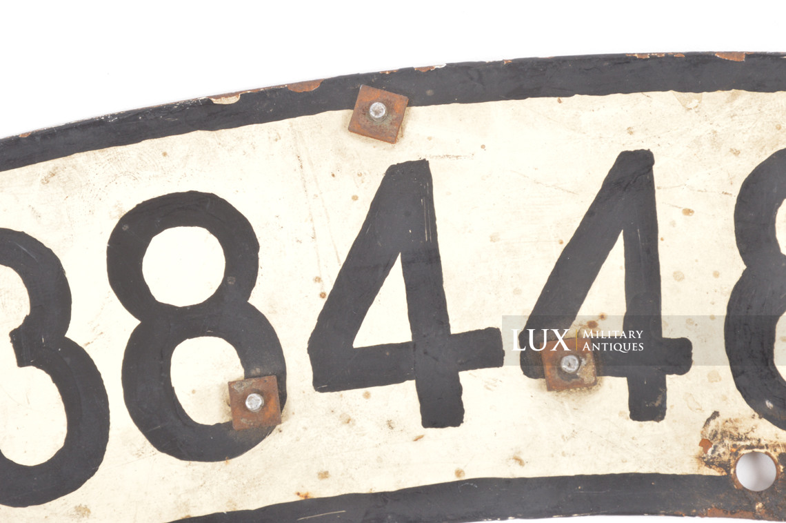 German Heer motorcycle license plate - photo 20