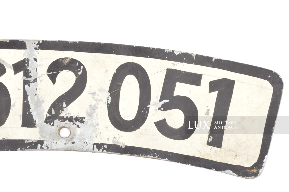 German Heer motorcycle license plate - photo 9