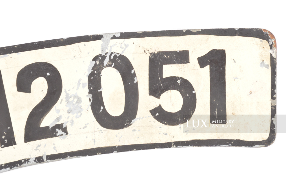 German Heer motorcycle license plate - photo 20