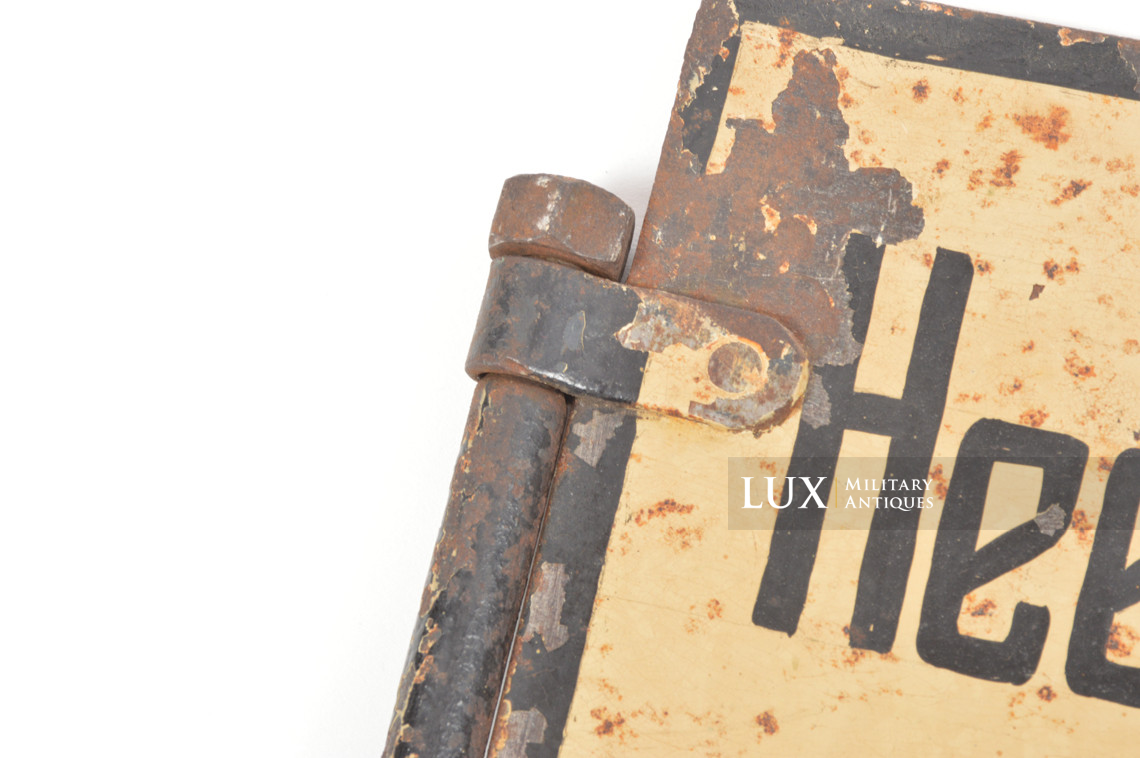 Rare German vehicle pennant, « HEERESSTREIFE / AOK » - photo 12