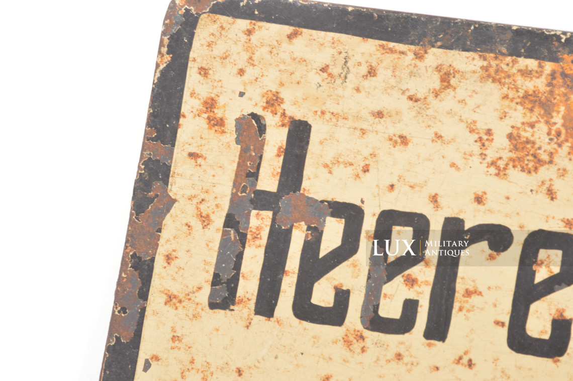 Rare German vehicle pennant, « HEERESSTREIFE / AOK » - photo 20