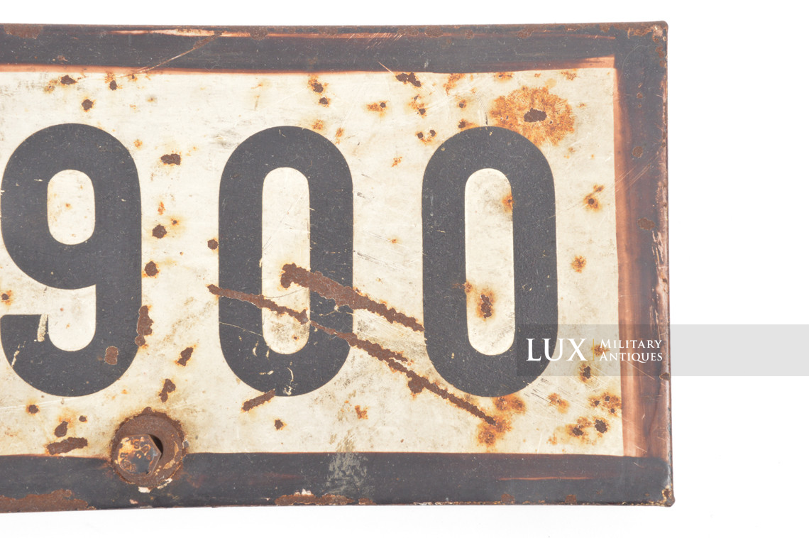 German vehicle license plate, « heavy truck » - photo 10