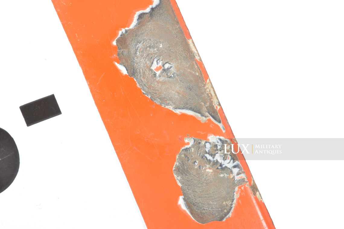 Rare German enamel road sign announcing the border with the Reich, « Reichsgrenze » - photo 11