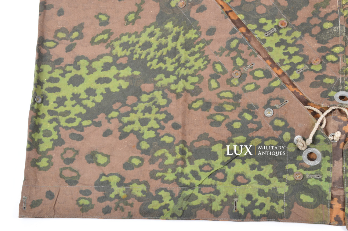 Late-war Waffen-SS camouflage shelter quarter / poncho, « Oakleaf A » - photo 8