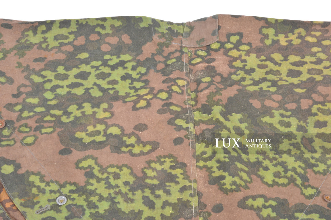 Late-war Waffen-SS camouflage shelter quarter / poncho, « Oakleaf A » - photo 11