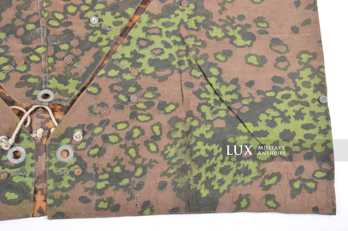 Late-war Waffen-SS camouflage shelter quarter / poncho, « Oakleaf A » - photo 13