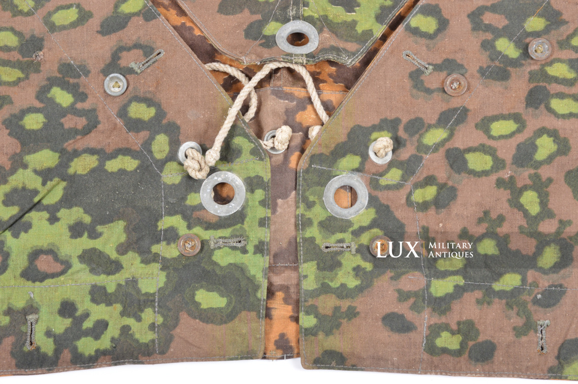 Late-war Waffen-SS camouflage shelter quarter / poncho, « Oakleaf A » - photo 14
