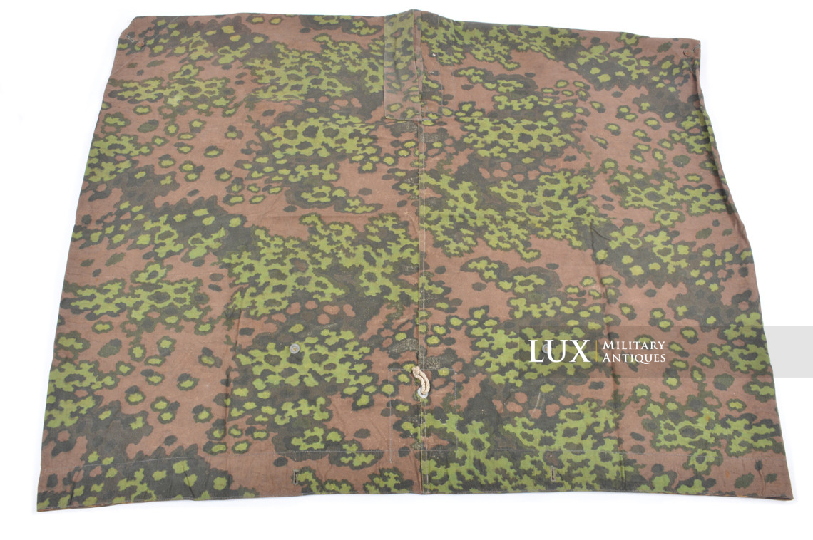 Late-war Waffen-SS camouflage shelter quarter / poncho, « Oakleaf A » - photo 15