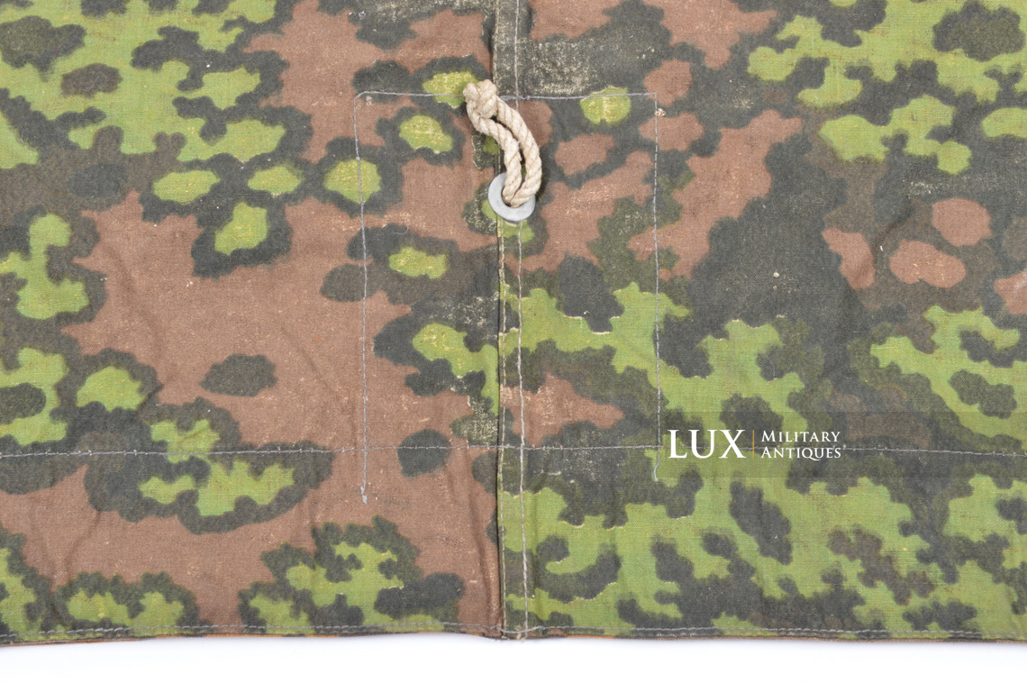 Late-war Waffen-SS camouflage shelter quarter / poncho, « Oakleaf A » - photo 20
