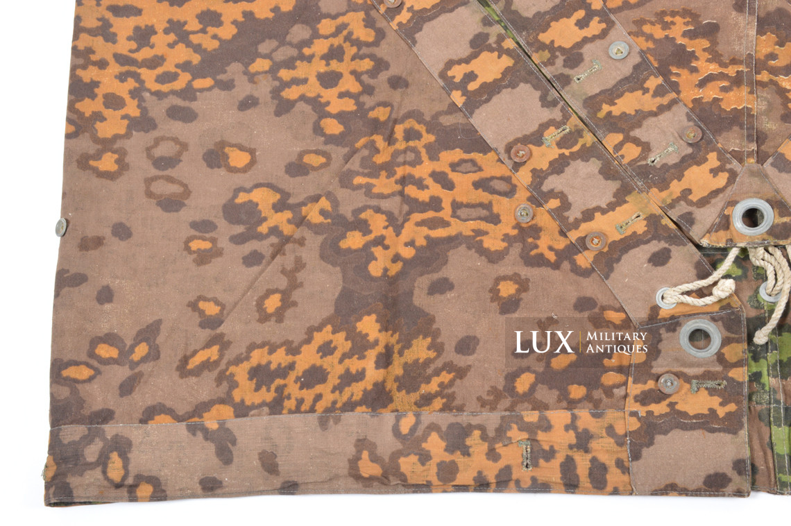 Late-war Waffen-SS camouflage shelter quarter / poncho, « Oakleaf A » - photo 22