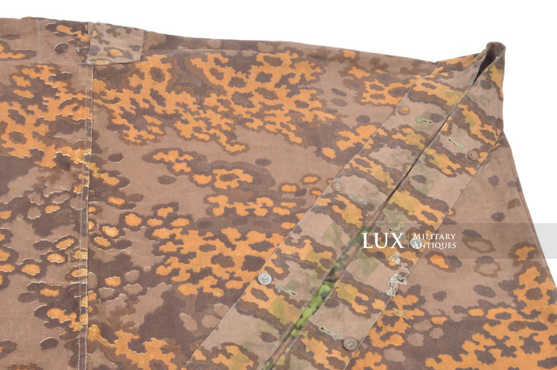Late-war Waffen-SS camouflage shelter quarter / poncho, « Oakleaf A » - photo 24
