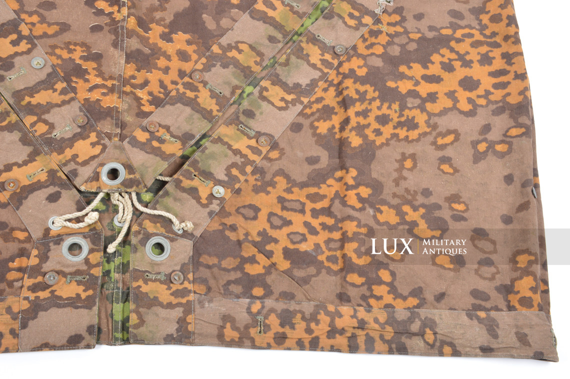 Late-war Waffen-SS camouflage shelter quarter / poncho, « Oakleaf A » - photo 25