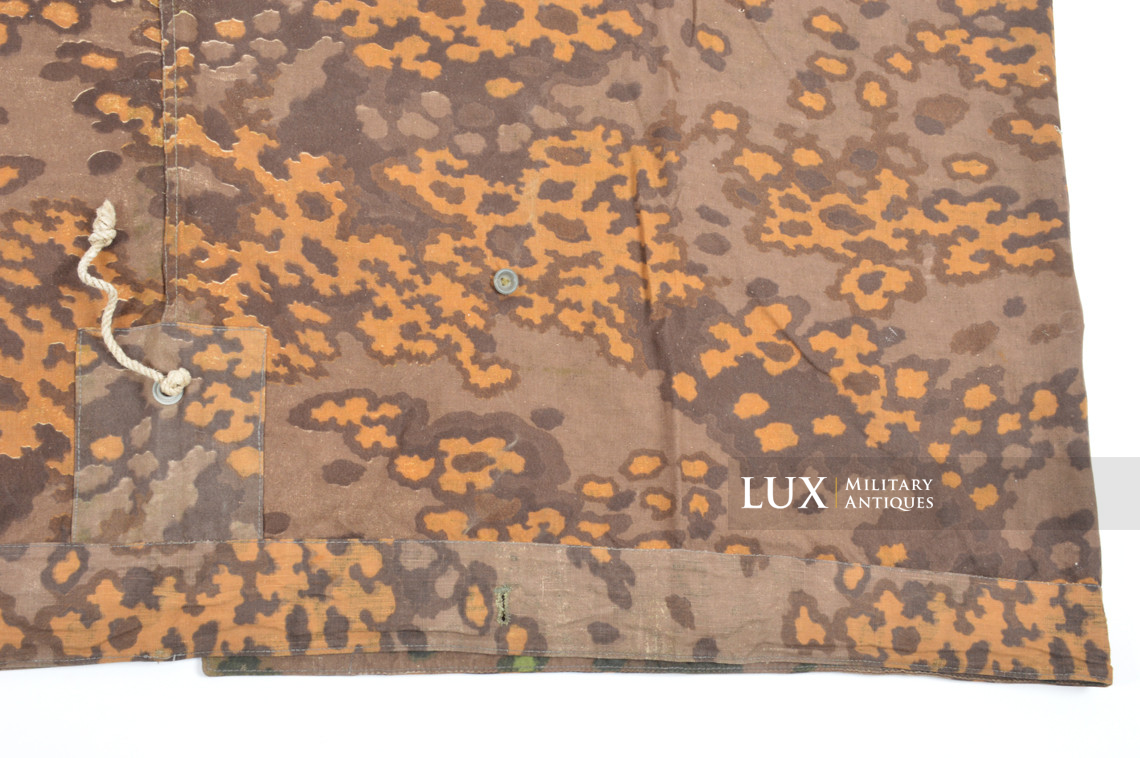 Late-war Waffen-SS camouflage shelter quarter / poncho, « Oakleaf A » - photo 31