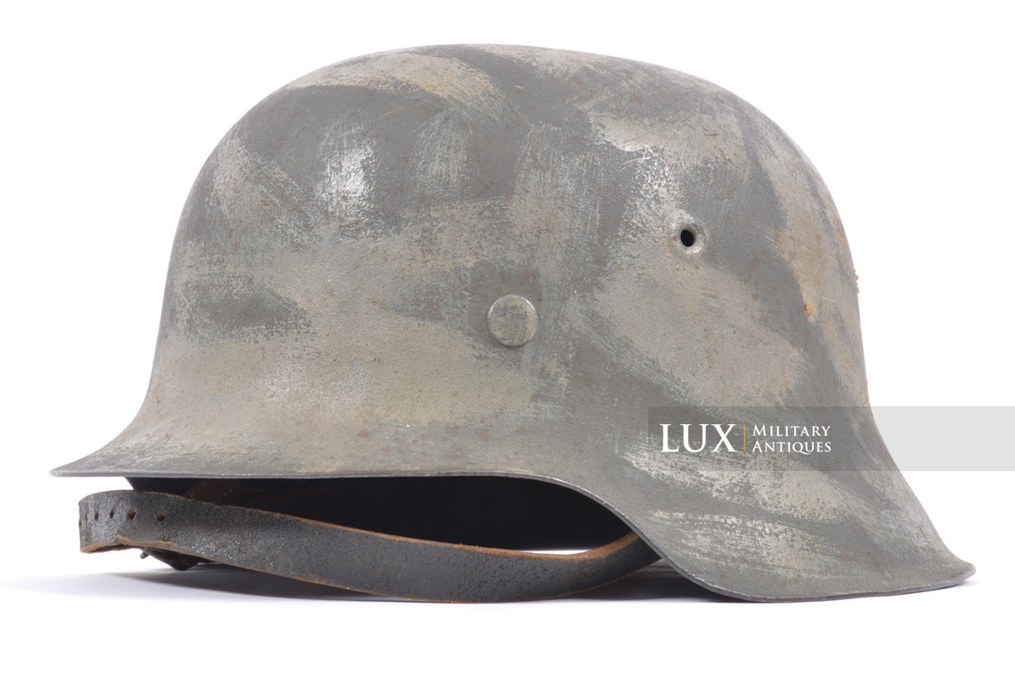 M42 green textured camouflage combat helmet, « Kustenartillerie » - photo 8