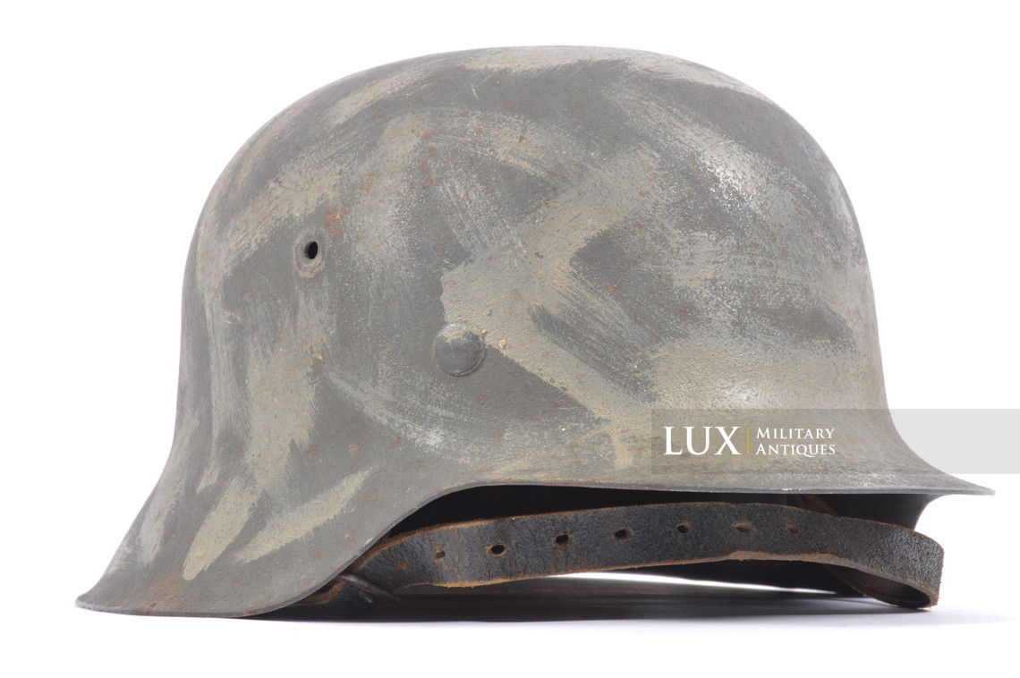 M42 green textured camouflage combat helmet, « Kustenartillerie » - photo 10