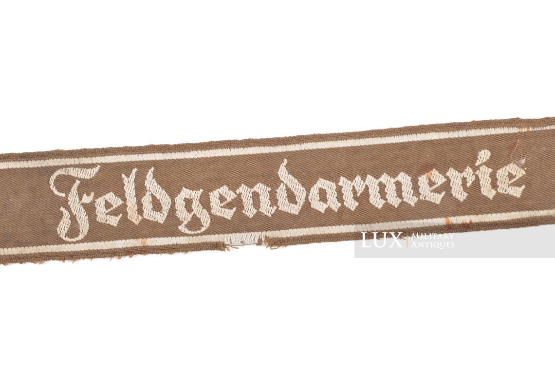 German cufftitel, « Feldgendarmerie » - photo 10