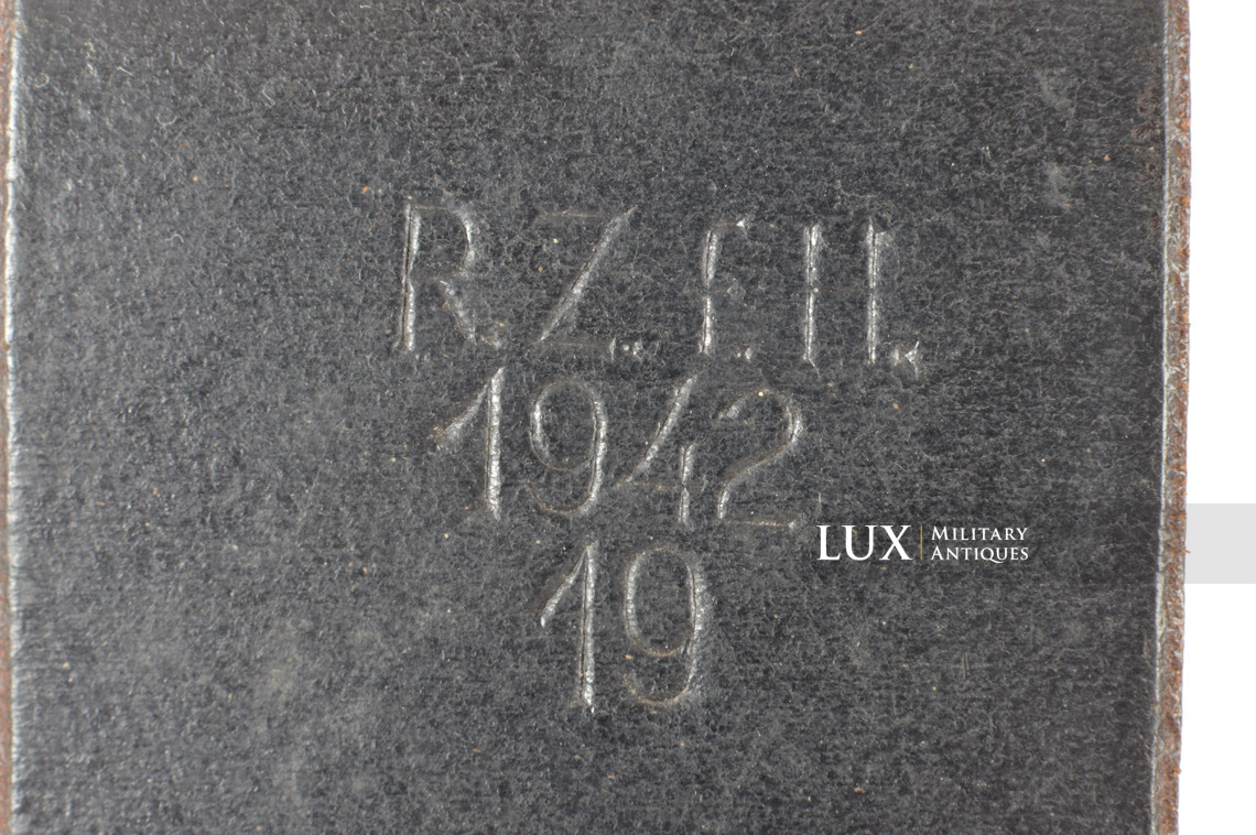 Gousset de baïonnette 98k milieu de guerre, « R.Z.f.H.Z. 1942 » - photo 11