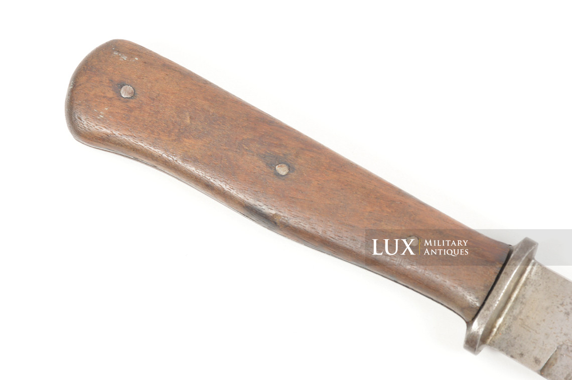 Couteau de combat Heer / Waffen-SS avec une rare variante de fourreau, « F.W. Höller » - photo 13