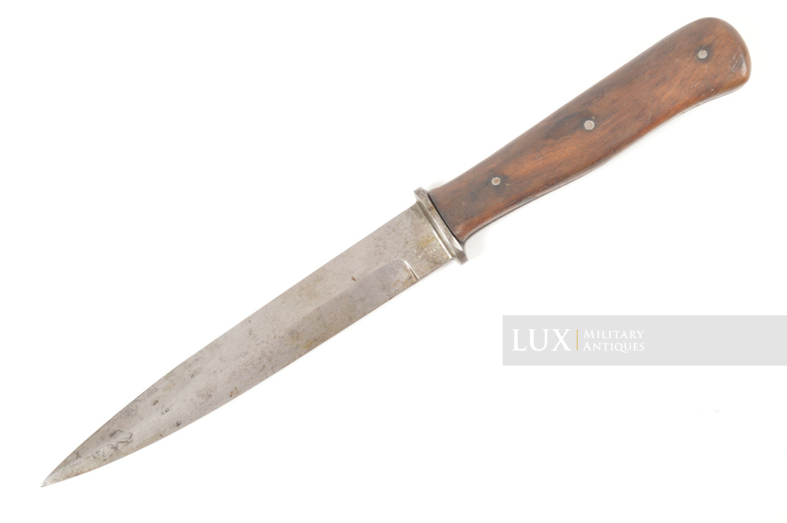 Couteau de combat Heer / Waffen-SS avec une rare variante de fourreau, « F.W. Höller » - photo 15