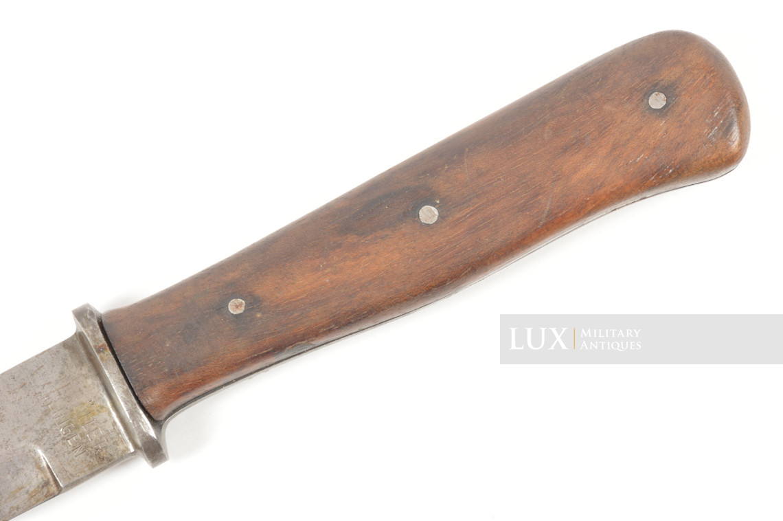 Couteau de combat Heer / Waffen-SS avec une rare variante de fourreau, « F.W. Höller » - photo 16