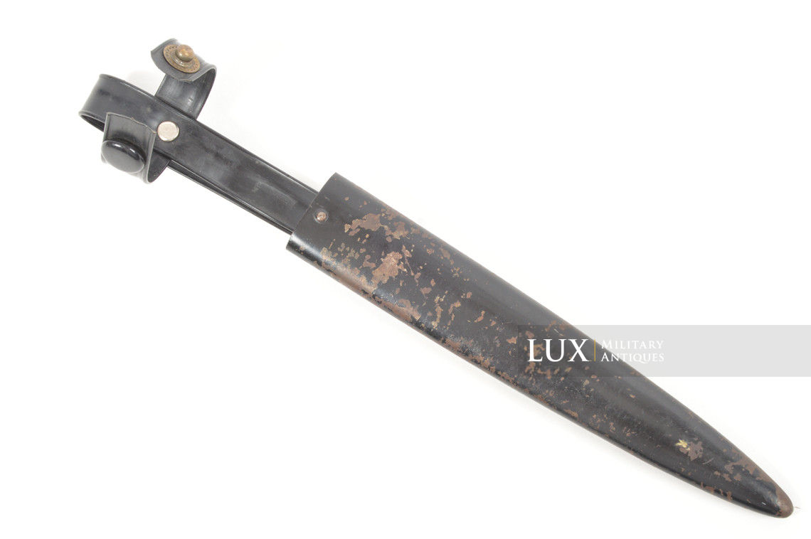 Couteau de combat Heer / Waffen-SS avec une rare variante de fourreau, « F.W. Höller » - photo 21
