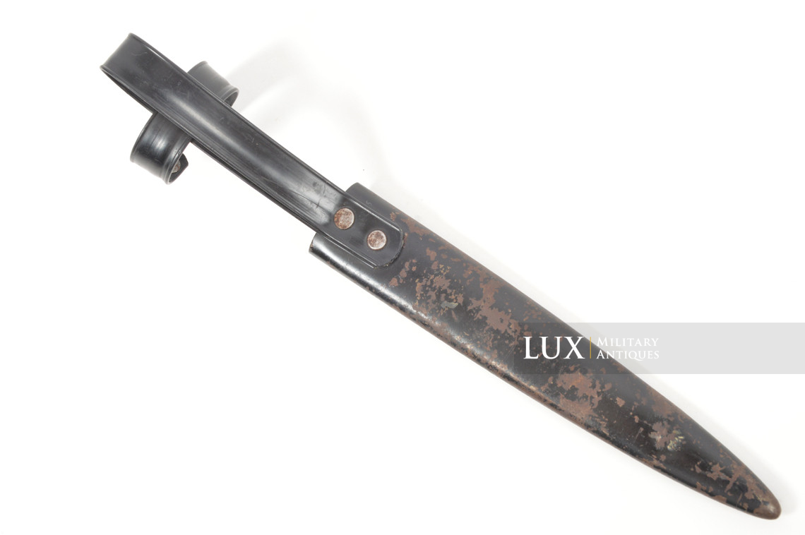 Couteau de combat Heer / Waffen-SS avec une rare variante de fourreau, « F.W. Höller » - photo 23