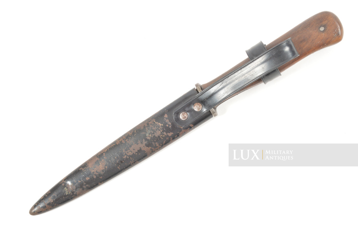 Couteau de combat Heer / Waffen-SS avec une rare variante de fourreau, « F.W. Höller » - photo 11