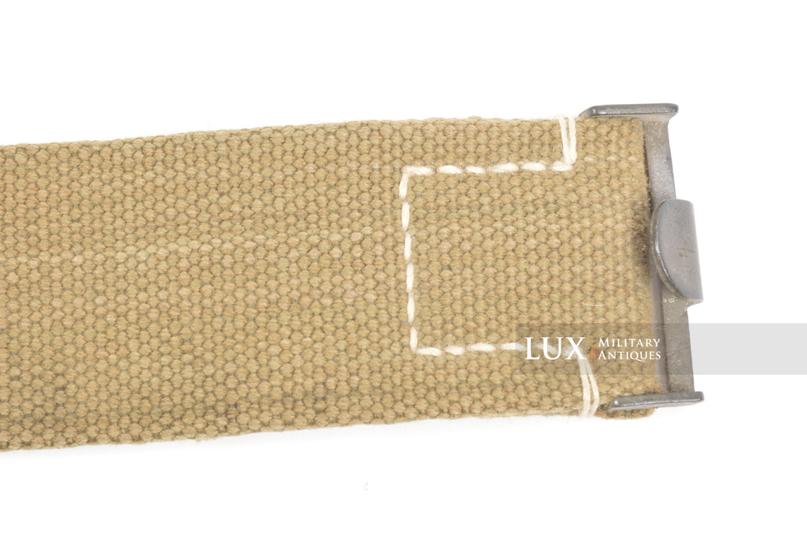 Unissued German Heer / Luftwaffe Tropical EM's combat web belt, « 1942 » - photo 7