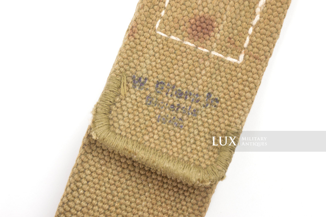 Unissued German Heer / Luftwaffe Tropical EM's combat web belt, « 1942 » - photo 9