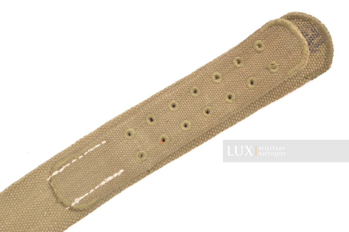 Unissued German Heer / Luftwaffe Tropical EM's combat web belt, « 1942 » - photo 12