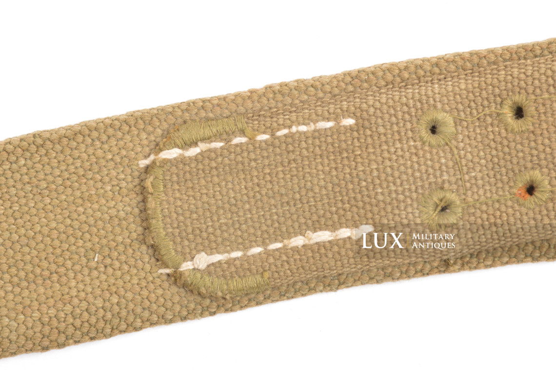 Unissued German Heer / Luftwaffe Tropical EM's combat web belt, « 1942 » - photo 13