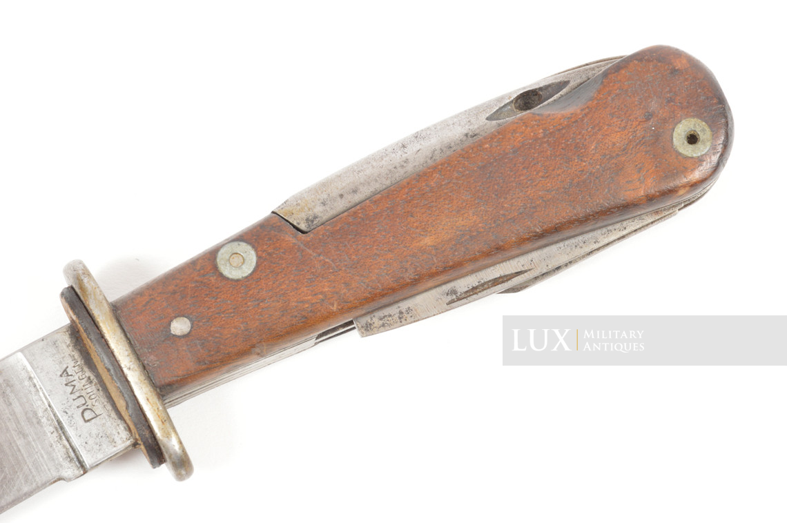 Rare couteau de combat allemand Heer / Waffen-SS multi-outils, « PUMA » - photo 15