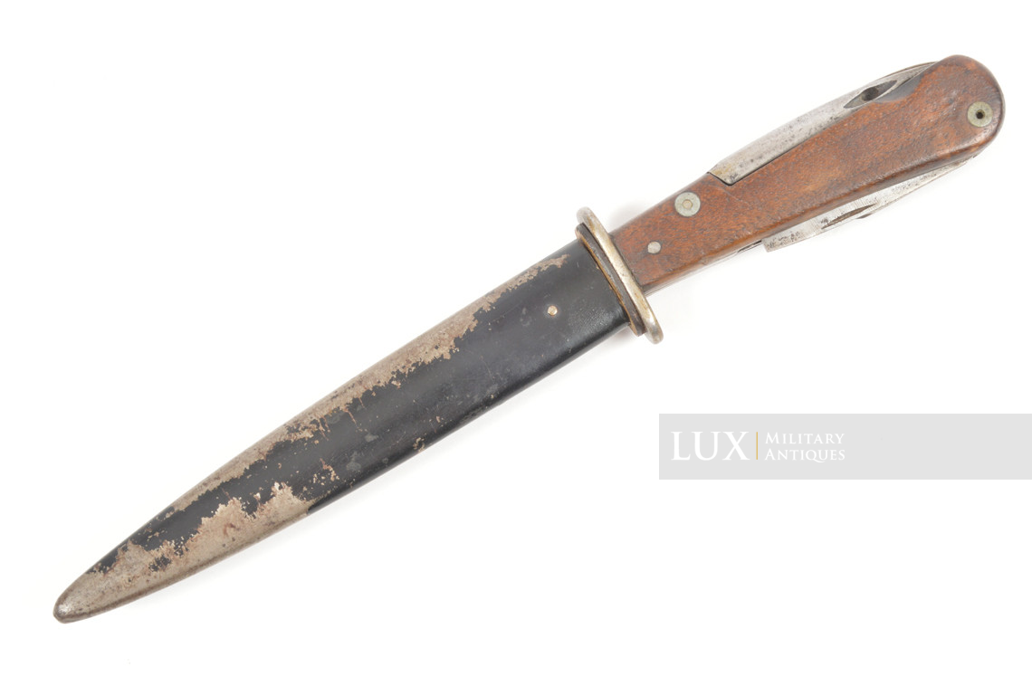 Rare couteau de combat allemand Heer / Waffen-SS multi-outils, « PUMA » - photo 9