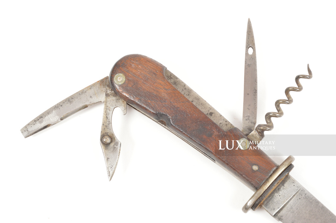 Rare couteau de combat allemand Heer / Waffen-SS multi-outils, « PUMA » - photo 21