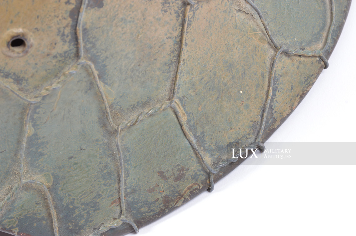 Rare casque M35 Luftwaffe grillagé camouflé deux tons - photo 22