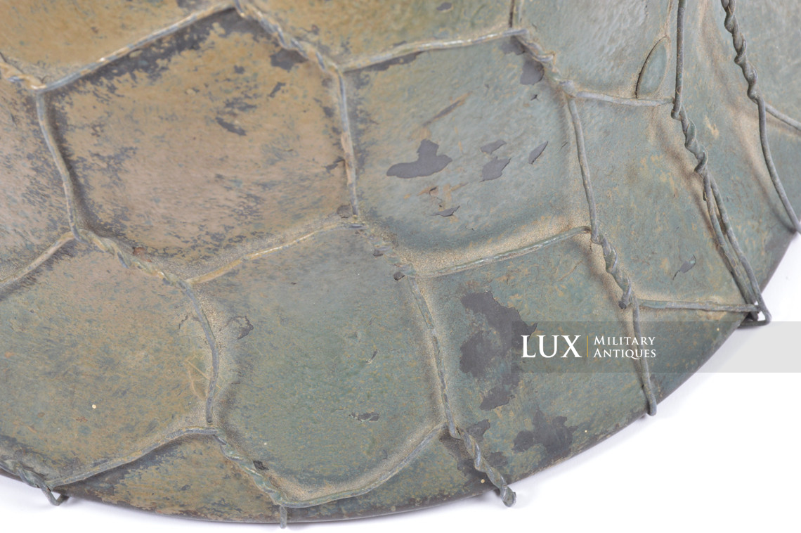 Rare casque M35 Luftwaffe grillagé camouflé deux tons - photo 23