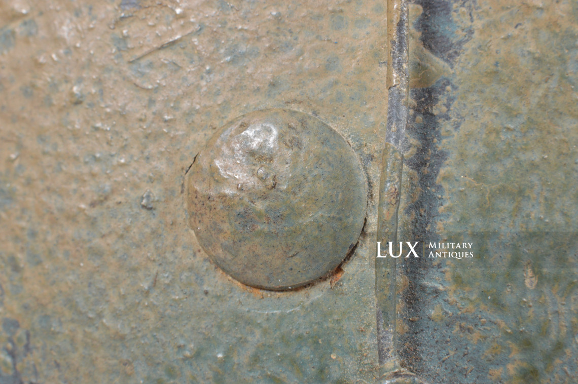 Rare casque M35 Luftwaffe grillagé camouflé deux tons - photo 30