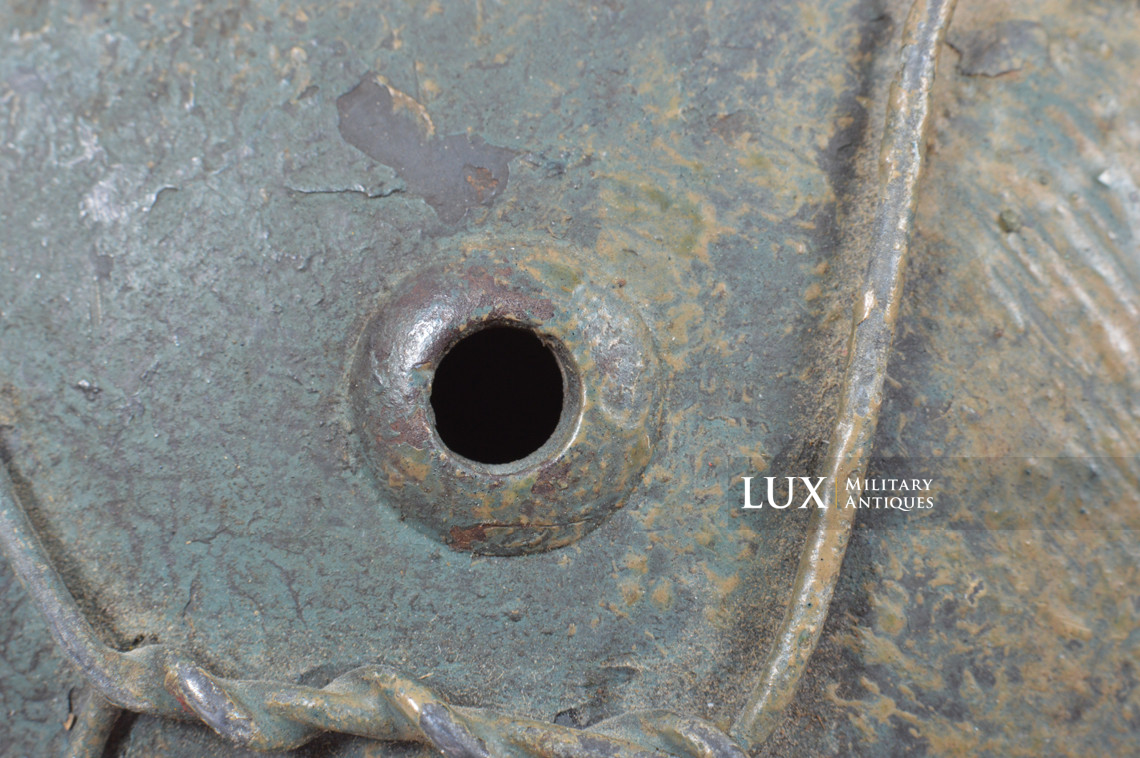 Rare casque M35 Luftwaffe grillagé camouflé deux tons - photo 39