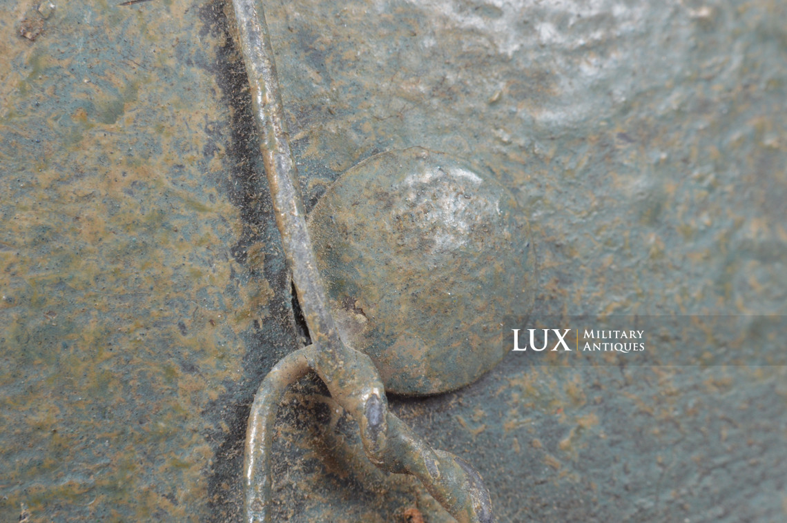 Rare casque M35 Luftwaffe grillagé camouflé deux tons - photo 40