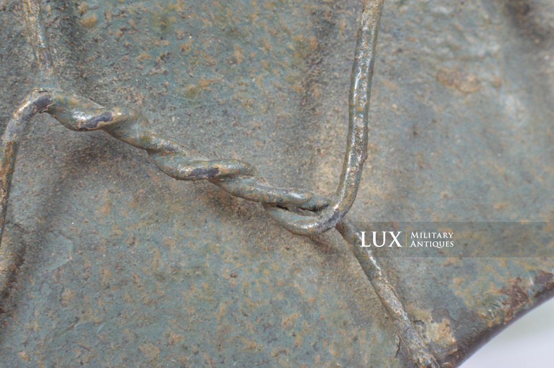 Rare casque M35 Luftwaffe grillagé camouflé deux tons - photo 41