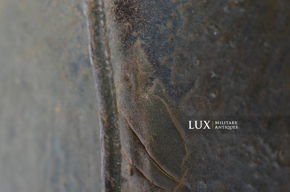 Rare casque M35 Luftwaffe grillagé camouflé deux tons - photo 50