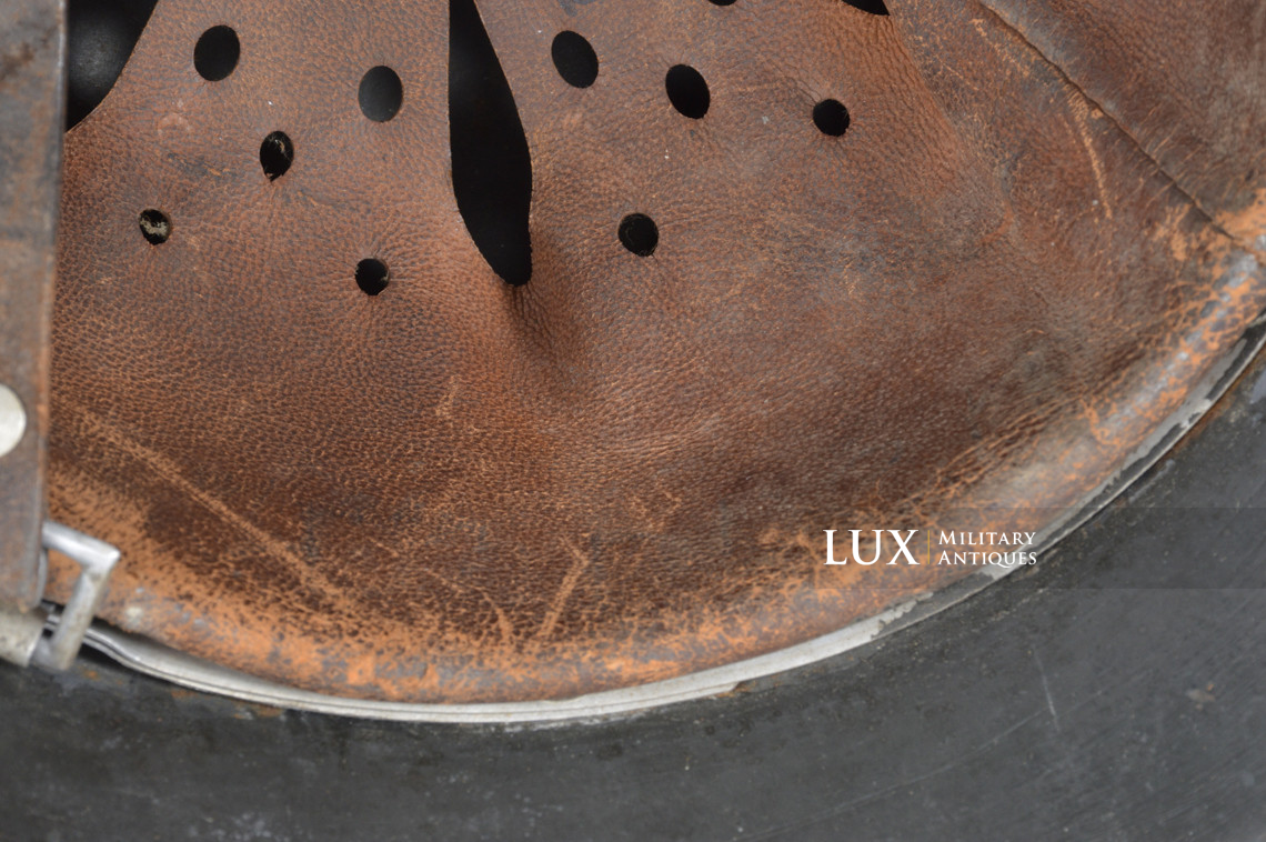 Rare casque M35 Luftwaffe grillagé camouflé deux tons - photo 59