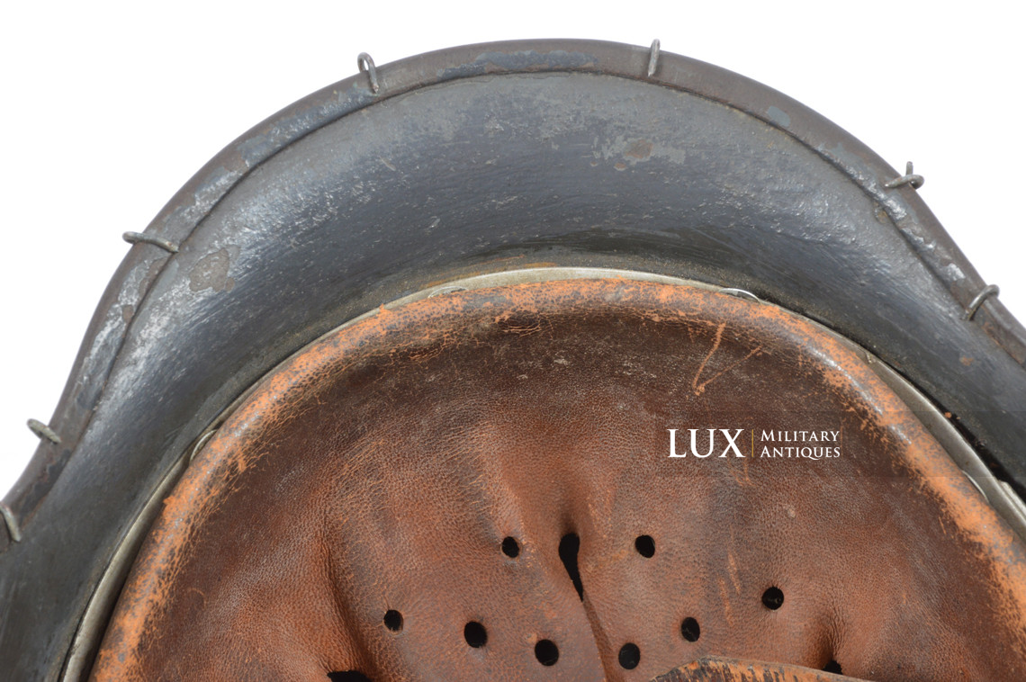 Rare casque M35 Luftwaffe grillagé camouflé deux tons - photo 63
