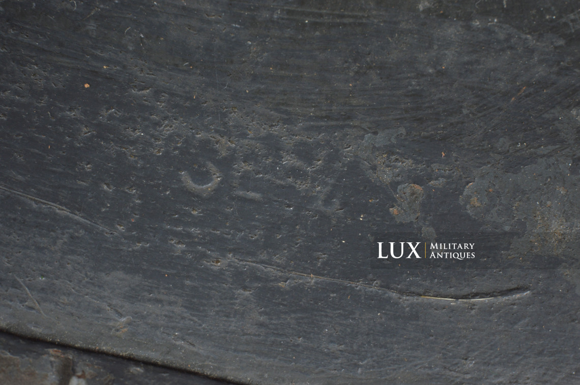 Rare casque M35 Luftwaffe grillagé camouflé deux tons - photo 65